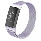 Strap-it Strap-it Fitbit Charge 3 Milanese Strap (Purple)