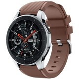 Strap-it Samsung Galaxy Watch 46mm Silicone Strap (Brown)