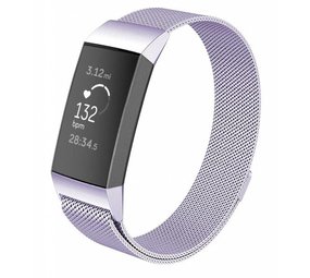 Strap-it Fitbit Charge 4 Milanese Strap (Lilac) Strap-it Fitbit Charge 4 Milanese Strap (Lilac)