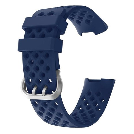 Strap-it Strap-it Fitbit Charge 4 Breathable Strap (Dark Blue) Strap-it Strap-it Fitbit Charge 4 Breathable Strap (Dark Blue)
