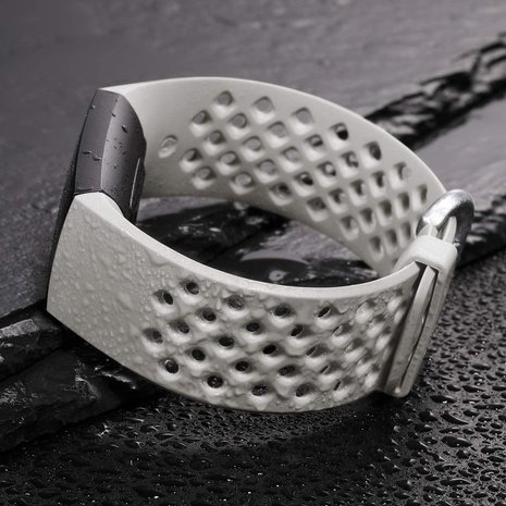 Strap-it Strap-it Fitbit Charge 4 Breathable Strap (Grey) Strap-it Strap-it Fitbit Charge 4 Breathable Strap (Grey)