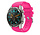 Strap-it Huawei Watch GT 2 Silicone Strap with Buckle (Bright Pink)