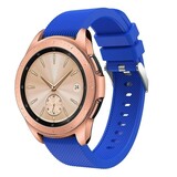 Strap-it Samsung Galaxy Watch 42mm Silicone Strap (Blue)