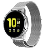 Strap-it Samsung Galaxy Watch Active Milanese Strap (Silver) Strap-it Samsung Galaxy Watch Active Milanese Strap (Silver)