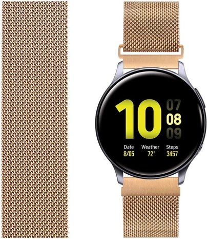 Strap-it Strap-it Samsung Galaxy Watch Active Milanese Strap (Rose Gold) Strap-it Strap-it Samsung Galaxy Watch Active Milanese Strap (Rose Gold)