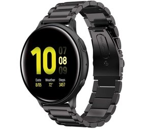 Strap-it Samsung Galaxy Watch Active Steel Strap (Black) Strap-it Samsung Galaxy Watch Active Steel Strap (Black)