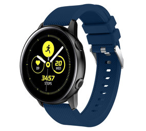 Strap-it Samsung Galaxy Watch Active Silicone Strap (Dark Blue)