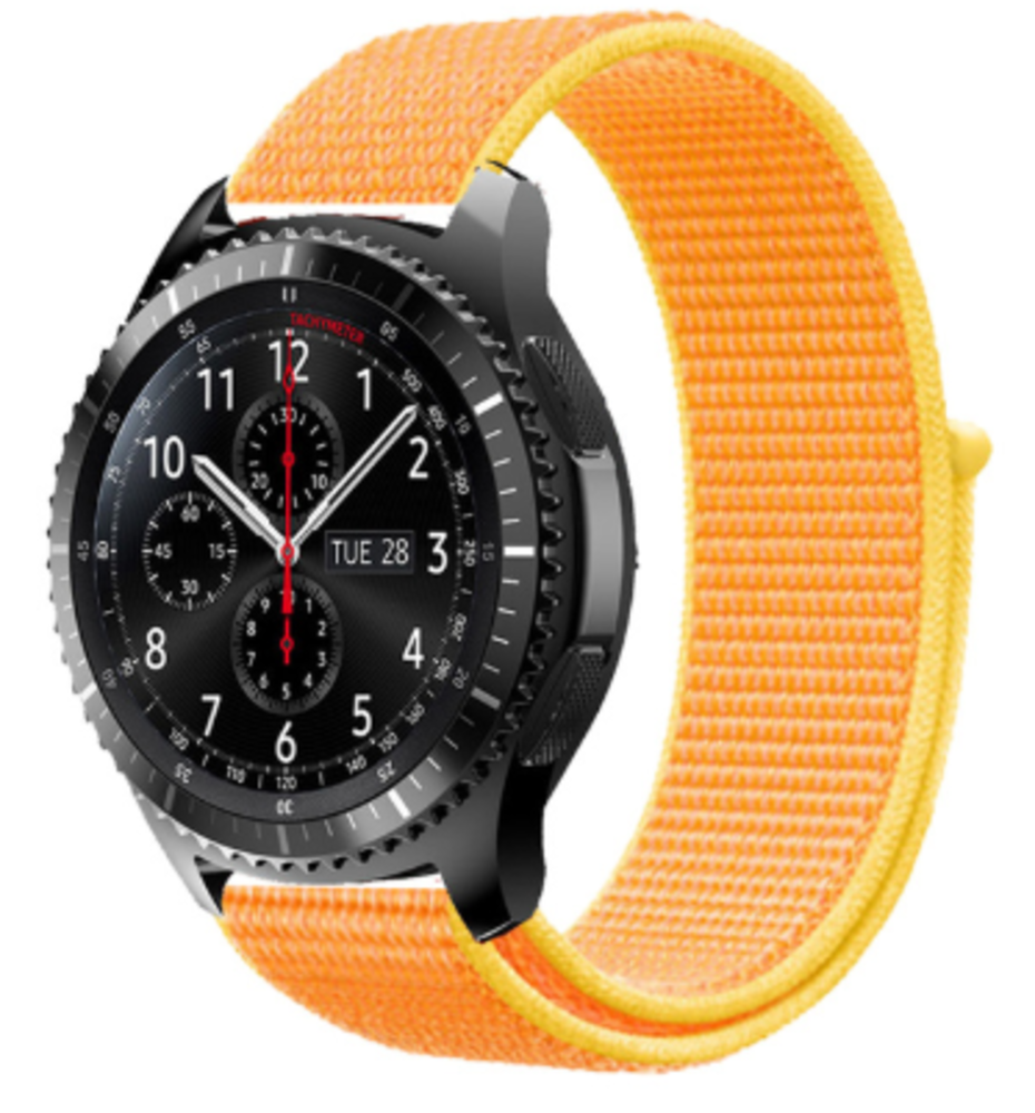 Strap-it Strap-it Samsung Galaxy Watch 46mm Nylon Strap (Light Yellow) Strap-it Strap-it Samsung Galaxy Watch 46mm Nylon Strap (Light Yellow)