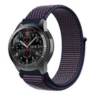 Strap-it Strap-it Samsung Galaxy Watch 46mm Nylon Strap (Purple-Blue)