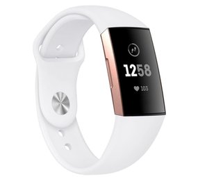Strap-it Fitbit Charge 3 Sport Strap (White) Strap-it Fitbit Charge 3 Sport Strap (White)