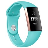 Strap-it Fitbit Charge 3 Sport Strap (Aqua)
