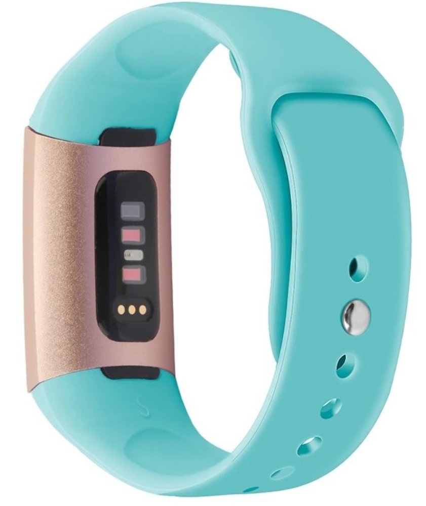 Strap-it Strap-it Fitbit Charge 3 Sport Strap (Aqua) Strap-it Strap-it Fitbit Charge 3 Sport Strap (Aqua)