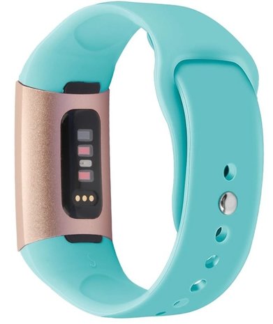 Strap-it Strap-it Fitbit Charge 3 Sport Strap (Aqua) Strap-it Strap-it Fitbit Charge 3 Sport Strap (Aqua)