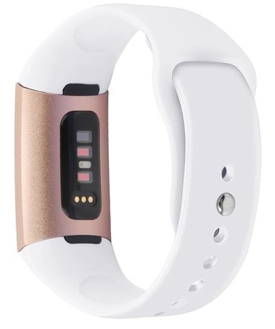 Strap-it Strap-it Fitbit Charge 4 Sport Strap (White) Strap-it Strap-it Fitbit Charge 4 Sport Strap (White)