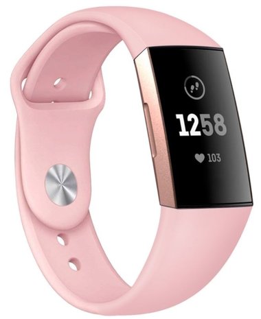 Strap-it Strap-it Fitbit Charge 4 Sport Strap (Pink) Strap-it Strap-it Fitbit Charge 4 Sport Strap (Pink)