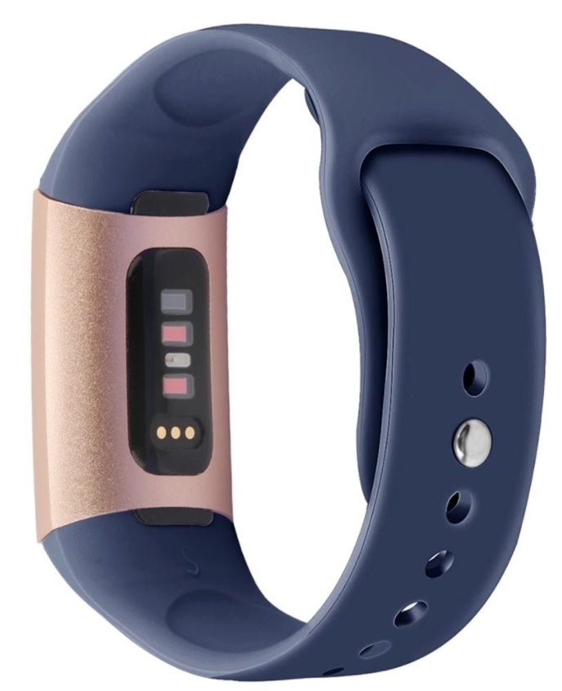 Strap-it Strap-it Fitbit Charge 4 Sport Strap (Dark Blue) Strap-it Strap-it Fitbit Charge 4 Sport Strap (Dark Blue)