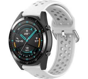 Strap-it Huawei Watch GT 2 Breathable Strap (White) Strap-it Huawei Watch GT 2 Breathable Strap (White)
