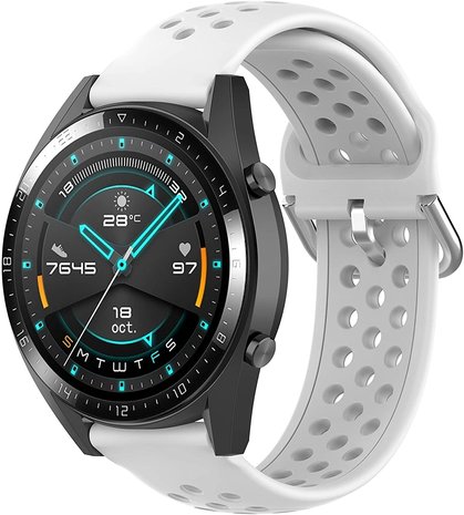 Strap-it Strap-it Huawei Watch GT 2 Breathable Strap (White) Strap-it Strap-it Huawei Watch GT 2 Breathable Strap (White)