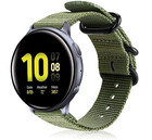Strap-it Strap-it Samsung Galaxy Watch Active Nylon Strap with Buckle (Green)