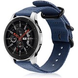 Strap-it Samsung Galaxy Watch 46mm Nylon Strap with Buckle (Blue) Strap-it Samsung Galaxy Watch 46mm Nylon Strap with Buckle (Blue)
