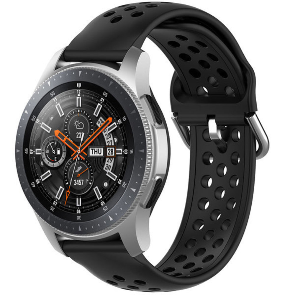 Strap-it Strap-it Samsung Galaxy Watch 46mm Breathable Strap (Black) Strap-it Strap-it Samsung Galaxy Watch 46mm Breathable Strap (Black)