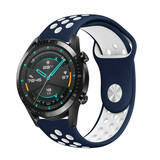 Strap-it Huawei Watch GT 2 Sport Strap (Blue White)