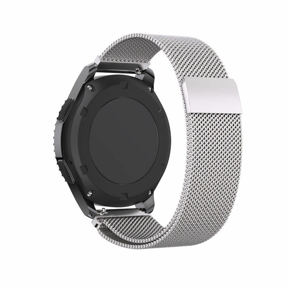 Strap-it Strap-it Samsung Gear S3 Milanese Strap (Silver) Strap-it Strap-it Samsung Gear S3 Milanese Strap (Silver)