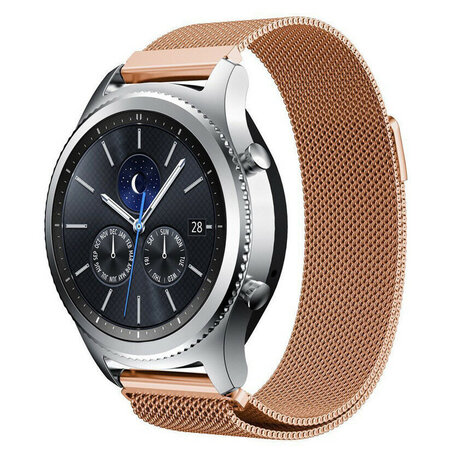 Strap-it Strap-it Samsung Gear S3 Milanese Strap (Rose Gold) Strap-it Strap-it Samsung Gear S3 Milanese Strap (Rose Gold)