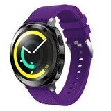 Strap-it Samsung Gear Sport Silicone Strap (Purple)