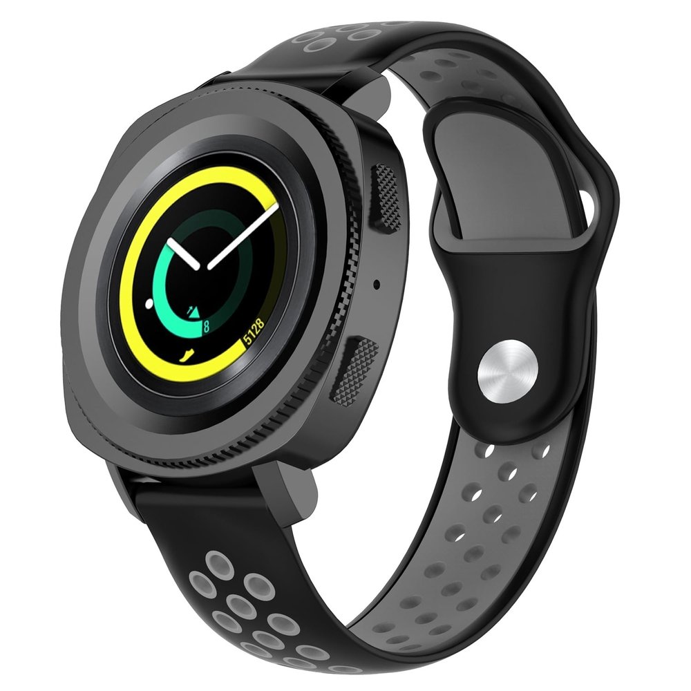 Strap-it Strap-it Samsung Gear Sport Sport Strap (Black/Grey) Strap-it Strap-it Samsung Gear Sport Sport Strap (Black/Grey)