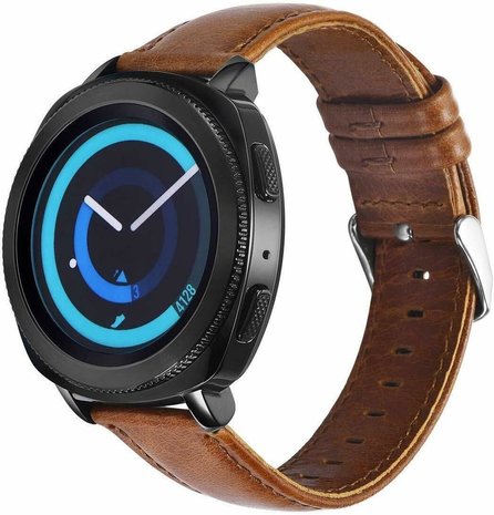 Strap-it Strap-it Samsung Gear Sport Leather Strap (Brown) Strap-it Strap-it Samsung Gear Sport Leather Strap (Brown)