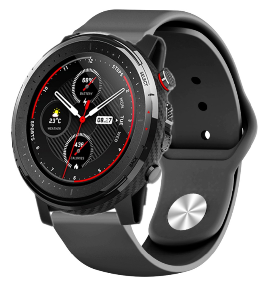 Strap-it Strap-it Xiaomi Amazfit Stratos Sport Strap (Black) Strap-it Strap-it Xiaomi Amazfit Stratos Sport Strap (Black)