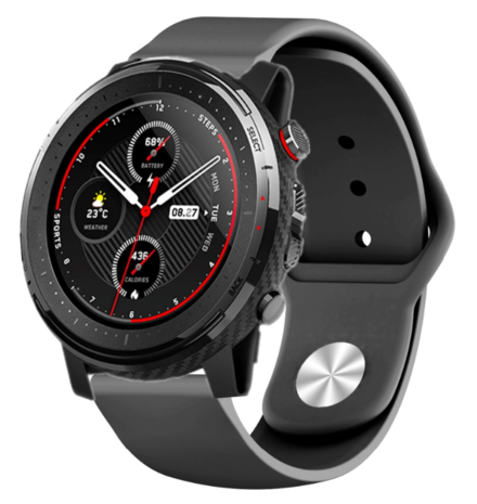 Strap-it Strap-it Xiaomi Amazfit Stratos Sport Strap (Black) Strap-it Strap-it Xiaomi Amazfit Stratos Sport Strap (Black)