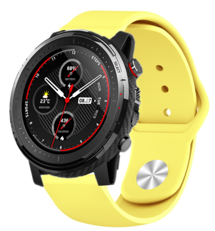 Strap-it Strap-it Xiaomi Amazfit Stratos Sport Strap (Yellow) Strap-it Strap-it Xiaomi Amazfit Stratos Sport Strap (Yellow)