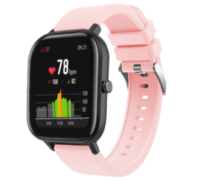 Strap-it Xiaomi Amazfit GTS Silicone Strap (Light Pink)