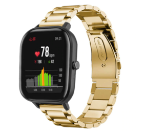 Strap-it Xiaomi Amazfit GTS Link Strap (Gold) Strap-it Xiaomi Amazfit GTS Link Strap (Gold)
