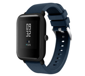 Strap-it Xiaomi Amazfit Bip Silicone Strap (Dark Blue)