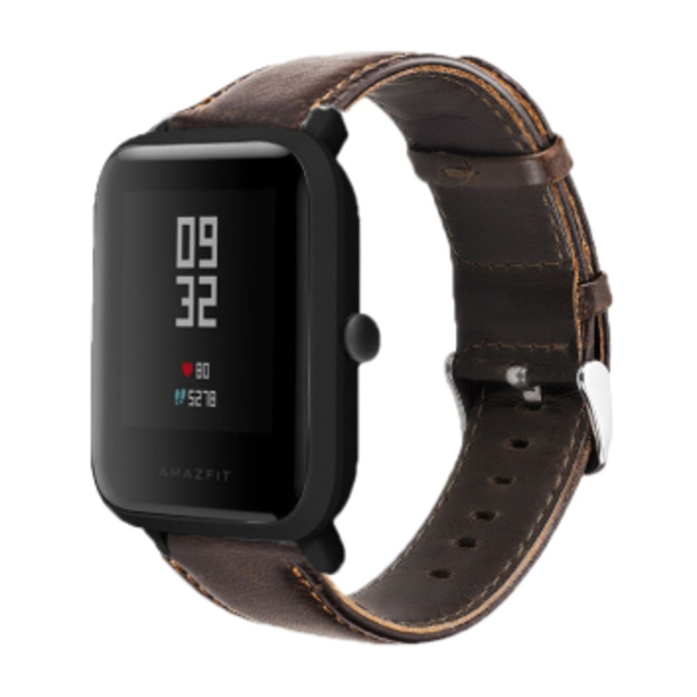 Amazfit bip deals leather