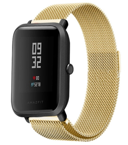 Strap-it Strap-it Xiaomi Amazfit Bip Milanese Strap (Gold) Strap-it Strap-it Xiaomi Amazfit Bip Milanese Strap (Gold)