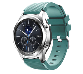 Strap-it Samsung Gear S3 Silicone Strap (Pine Green)
