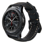 Strap-it Strap-it Samsung Gear S3 Leather Strap (Black)