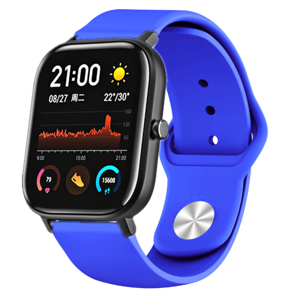 Strap-it Strap-it Xiaomi Amazfit GTS Sport Strap (Blue) Strap-it Strap-it Xiaomi Amazfit GTS Sport Strap (Blue)