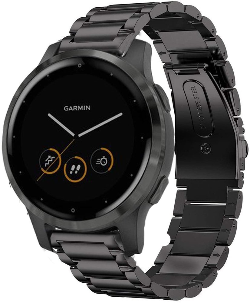 Strap-it Strap-it Garmin Vivoactive 4s Link Strap 40mm (Black) Strap-it Strap-it Garmin Vivoactive 4s Link Strap 40mm (Black)