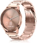 Strap-it Strap-it Garmin Vivomove 3s Link Strap 39mm (Rose Gold)