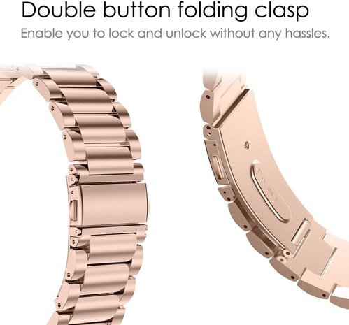 Strap-it Strap-it Garmin Vivomove 3s Link Strap 39mm (Rose Gold) Strap-it Strap-it Garmin Vivomove 3s Link Strap 39mm (Rose Gold)