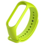 Strap-it Xiaomi Mi Band 3/4 Silicone Strap (Lime)