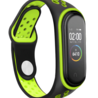Strap-it Strap-it Xiaomi Mi Band 3/4 Sport Strap (Black/Green) Strap-it Strap-it Xiaomi Mi Band 3/4 Sport Strap (Black/Green)