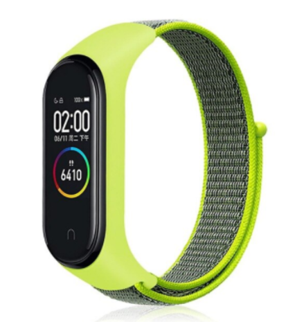 Strap-it Strap-it Xiaomi Mi Band 3/4 Nylon Strap (Yellow Green) Strap-it Strap-it Xiaomi Mi Band 3/4 Nylon Strap (Yellow Green)