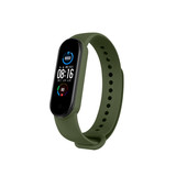 Strap-it Xiaomi Mi Band 5 Silicone Strap (Green)
