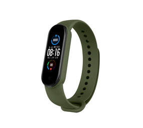 Strap-it Xiaomi Mi Band 5 Silicone Strap (Green)